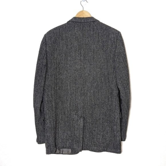 Vintage Eddie Bauer Harris Tweed Sport Coat Blazer Jacket 42 Long - Picture 11 of 13